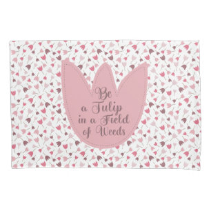 Sweet Simple Pink Tulip Pattern - All direction Pillow Case