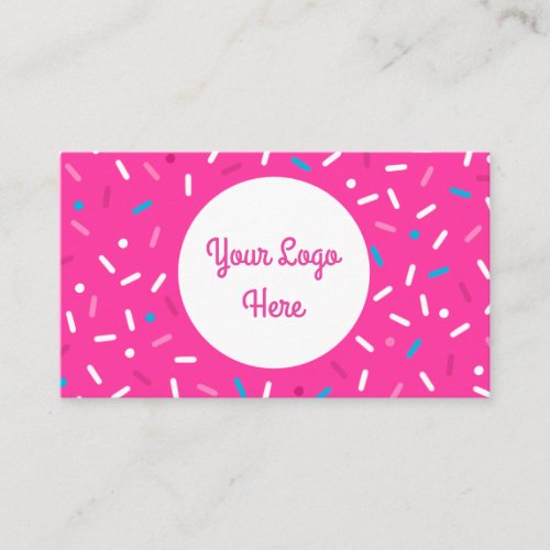 Sweet Simple Sprinkle Multi_Color Business Card