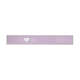 Sweet Simplicity Return Address Wrap Around Label