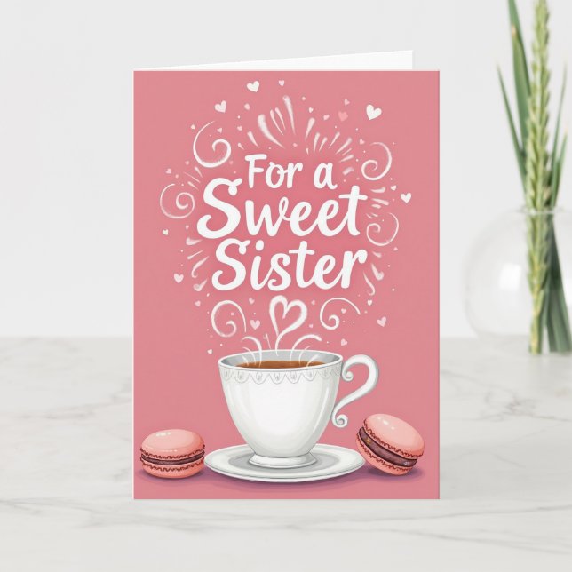 Sweet Sister Love Card (Front)