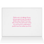 Sweet Sisterhood (Inside Horizontal (Top))