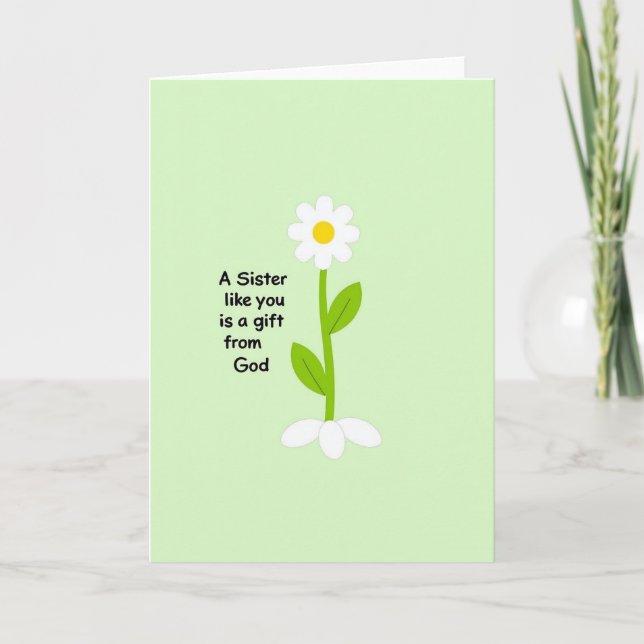 Sweet Sisters Day Art Card (Front)