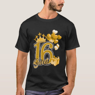 Sweet Sixn Golden 16 Year T-Shirt