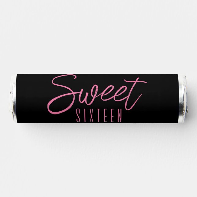 Sweet Sixteen 16th birthday party Breath Savers® Mints (Front)