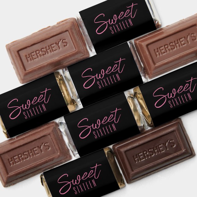 Sweet Sixteen 16th birthday party Hershey's Miniatures (Assorted)