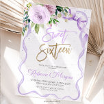 Sweet Sixteen 16th birthday Save The Date<br><div class="desc">Elegant blush pink quinceañera Save the Date card with shimmering gold details. A perfect way to announce her sweet 15 celebration in style,  setting the tone for an unforgettable event.</div>