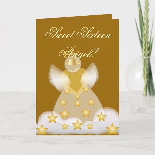 Sweet Sixteen Angel!-Customize Invitation (Front)