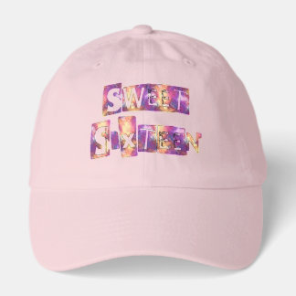 Sweet Sixteen Art Print Hat
