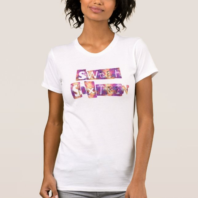 Sweet Sixteen Art Print T-Shirt (Front)