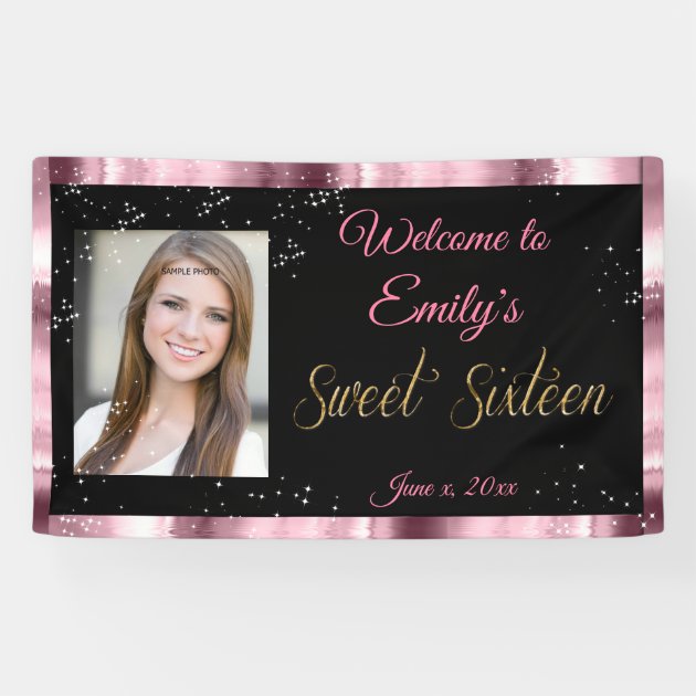 Sweet 16 Banner Template