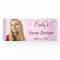 Sweet Sixteen, Bat Mitzvah,  Pink Glitter, Custom
