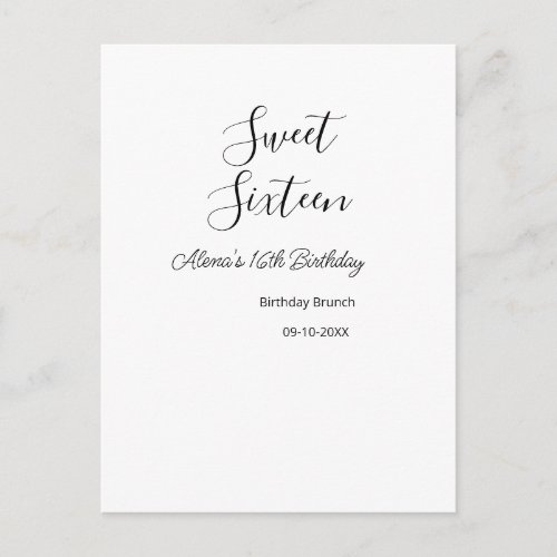 Sweet sixteen birthday brunch 16th birthday name d
