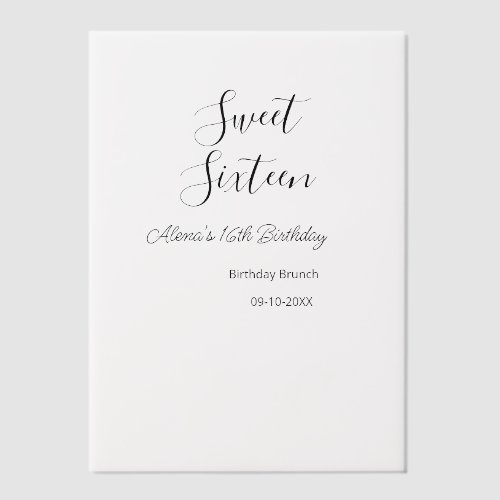 Sweet sixteen birthday brunch 16th birthday name d