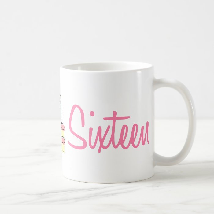 Sweet Sixteen (Birthday Cake) Coffee Mug