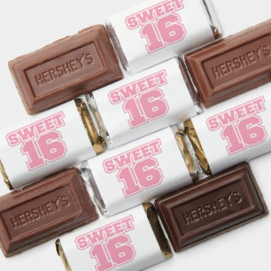 Sweet sixteen birthday logo   hershey's miniatures
