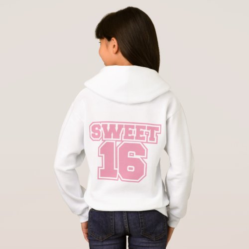 Sweet sixteen birthday logo   hoodie