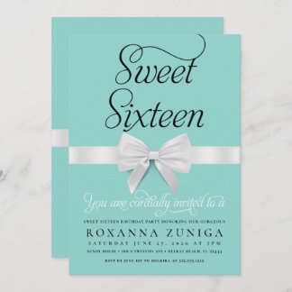 Sweet Sixteen Birthday Party Invitation