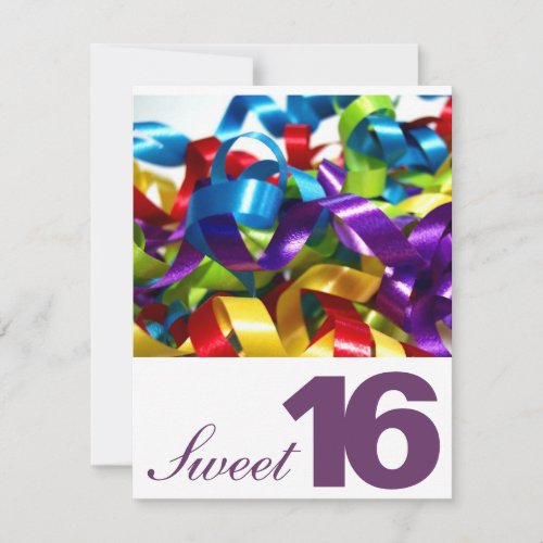 Sweet Sixteen Birthday Party Invitations