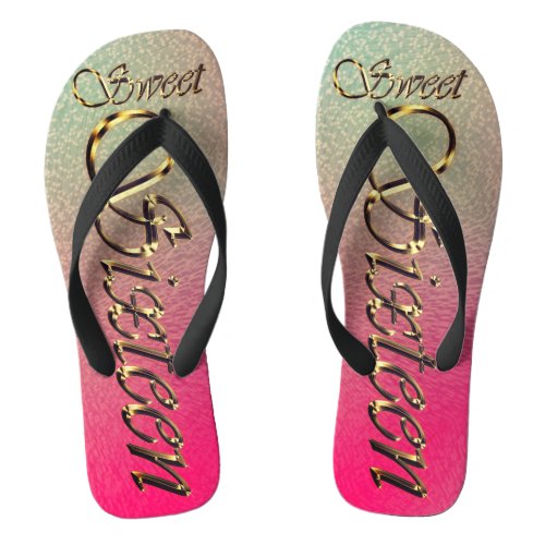 Sweet Sixteen Birthday   Pink Flip Flops