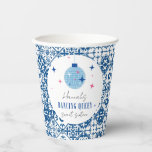 Sweet Sixteen Dancing Queen greek Musical disco Paper Cups<br><div class="desc">Mediterranean Greek musical bougainvillea-inspired Dancing Queen sweet sixteen editable paper cups. Transport Your Guests to Greece with our Bougainvillea-inspired Dancing Queen sweet 16 Collection! Experience the allure of the Mediterranean in every detail of your sweet sixteen celebration. Inspired by Greece's vibrant colors and musical rhythms, our pink and blue bougainvillea-themed...</div>