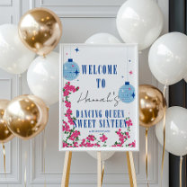 Sweet Sixteen Dancing Queen mamma mia Welcome  Poster