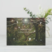 Sweet Sixteen, Enchanted Forest, Fairies, Custom Invitation (Standing Front)