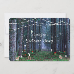 Sweet Sixteen, Enchanted Forest, Fairies, Custom Invitation
