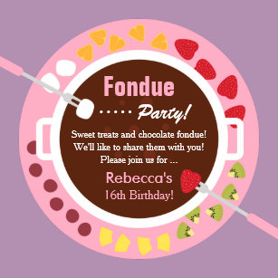 Fondue Party Invitations Zazzle