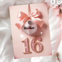Sweet Sixteen in Pink Bows & Sparkle