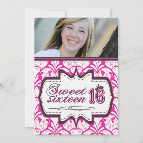 Sweet Sixteen Invitation _ Customizable