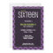 Sweet Sixteen Lime & Purple | Party Invitations