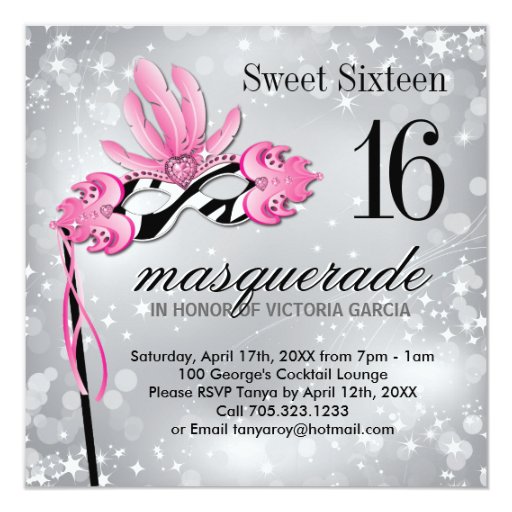 Candy Invitations For Sweet 16 8