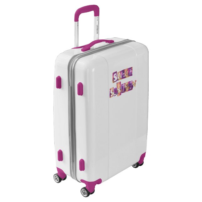 Sweet Sixteen  Medium Sized Luggage Suitcase (Rotated Left)