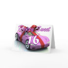Sweet sixteen new car birthday card
