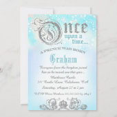 Sweet Sixteen Once Upon a Time Prince Invitation (Back)