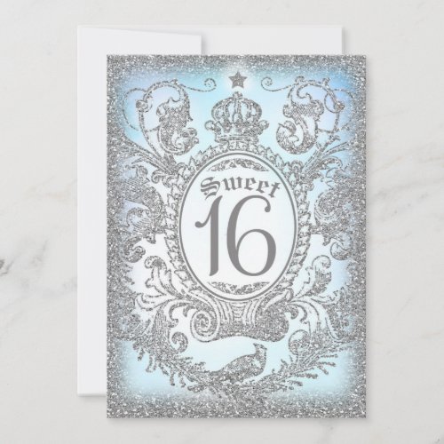Sweet Sixteen Once Upon a Time Prince Invitation
