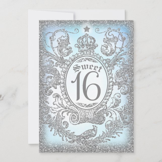Sweet Sixteen Once Upon a Time Princess Invitation (Front)