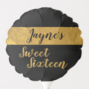 Sweet Sixteen Personalized Birthday Balloon