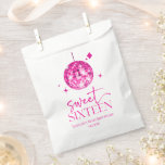 Sweet Sixteen Pink Disco Ball 16th Birthday Party Favor Bag<br><div class="desc">These are Sweet Sixteen Pink Disco Ball 16th Birthday Party Favor Bags!</div>