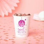 Sweet Sixteen Pink Disco Ball 16th Birthday Party Paper Cups<br><div class="desc">These are Sweet Sixteen Pink Disco Ball 16th Birthday Party Paper Cups!</div>