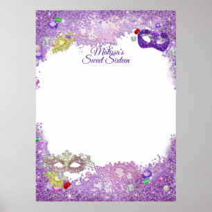 Sweet Sixteen, Quinceanera, Masquerade Sign In