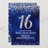 Sweet Sixteen Sparkle Invitations (Front/Back)