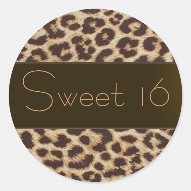 "Sweet Sixteen" Sticker (Front)