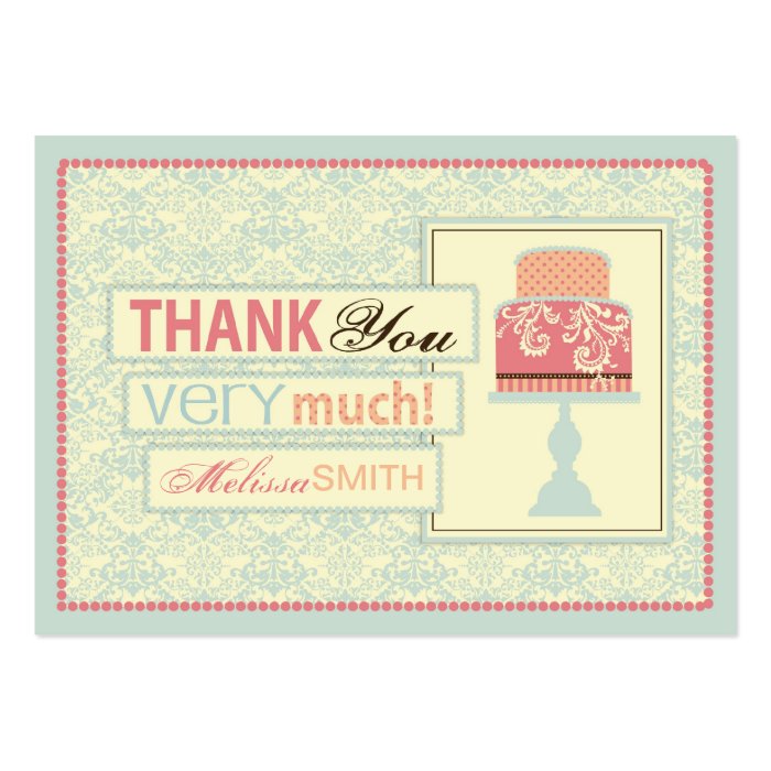 Sweet Sixteen TY Gift Tag Business Card Template