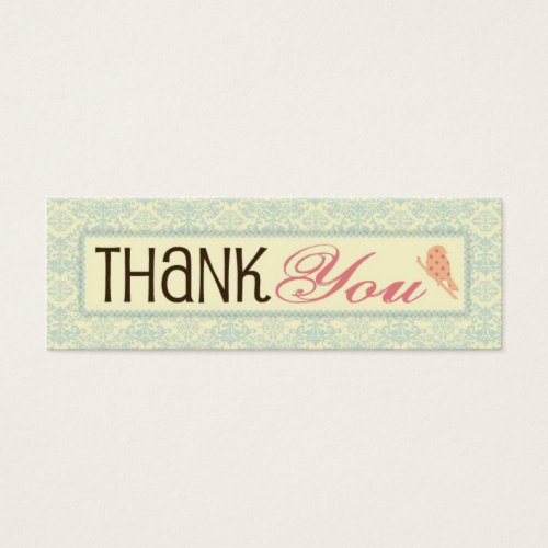 Sweet Sixteen TY Skinny Gift Tag Business Card