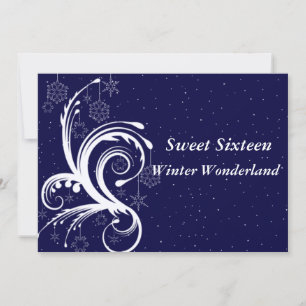 Sweet Sixteen, Winter Wonderland, Invitation