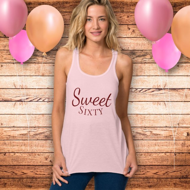 Sweet Sixty 60th Birthday  Tank Top (Creator Uploaded)