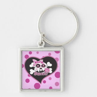 Sweet Skull Keychain