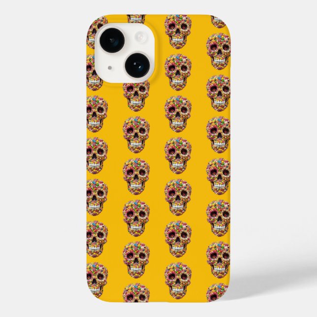 Sweet Skulls Case-Mate iPhone Case (Back)