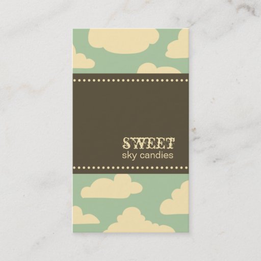 Customizable Sweet Sky Business Cards